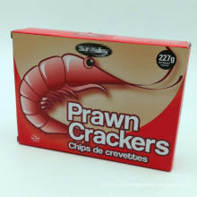 low price china factory Product Big 170g 175g 227g box package Prawn Crackers mixed colors Snack,prawn